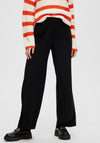 Selected Femme Tinni Wide Leg Trousers, Black