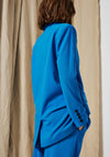Selected Femme Sebina Double Breasted Blazer, Princess Blue