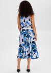 Selected Femme Rachelle Floral Maxi Skirt, Royal Blue