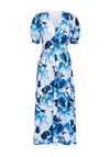 Selected Femme Rachelle Floral Maxi Dress, Royal Blue