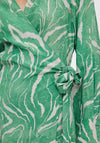 Selected Femme Sirine Wrap Maxi Dress, Absinthe Green