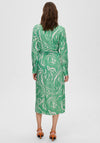 Selected Femme Sirine Wrap Maxi Dress, Absinthe Green
