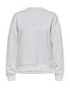 Selected Femme Joelle Embroidered Sweatshirt, Snow White