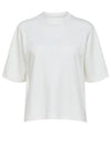 Selected Femme Jolie Embroidered T-Shirt, Snow White