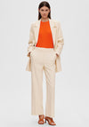 Selected Femme Myla Wide Leg Trouser, Birch