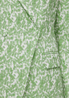 Selected Femme Elea Jacquard Blazer, Absinthe Green