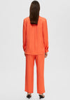Selected Femme Franziska Satin Shirt, Emberglow