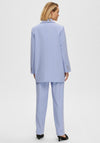 Selected Femme Myla Relaxed Blazer, Blue Heron