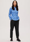 Selected Femme Blue Jacquard Shirt, Ultramarine