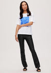 Selected Femme Bera Printed T-Shirt, Bright White