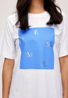 Selected Femme Bera Printed T-Shirt, Bright White