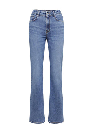 Selected Femme Tone Bootcut Jeans, Medium Blue