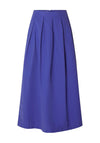 Selected Femme Felia Box Pleat Maxi Skirt, Royal Blue