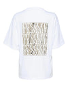 Selected Femme Nita Graphic T-Shirt, Bright White