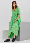 Selected Femme Catherine Smock Maxi Dress, Absinthe Green