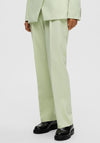 Selected Femme Doah Tapered Trousers, Celadon Green
