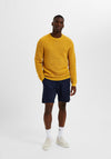 Selected Homme Vince Round Neck Jumper, Honey Twist