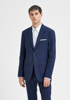 Selected Homme Oasis Linen Blazer, Dark Navy