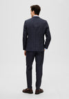 Selected Homme Oasis Check Blazer, Navy