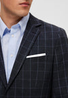 Selected Homme Oasis Check Blazer, Navy