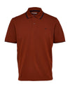 Selected Homme Dante Sport Polo Shirt, Burnt Henna