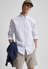 Selected Homme Classic Linen Shirt, White