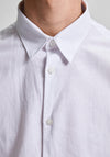 Selected Homme Classic Linen Shirt, White