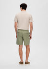 Selected Homme Flex Chino Shorts, Deep Lichen Green