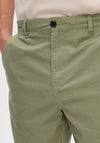 Selected Homme Flex Chino Shorts, Deep Lichen Green