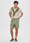 Selected Homme Flex Chino Shorts, Deep Lichen Green