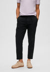 Selected Homme Brody Linen Trousers, Black