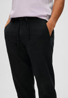 Selected Homme Brody Linen Trousers, Black