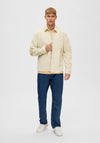 Selected Homme Finn Cord Overshirt, Oatmeal