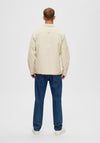 Selected Homme Finn Cord Overshirt, Oatmeal