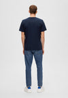 Selected Homme Corey Print T-Shirt, Sky Captain