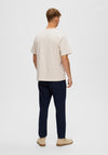 Selected Homme Alvar Print T-Shirt, Oatmeal
