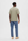 Selected Homme Alvar Print T-Shirt, Vetiver