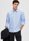Selected Homme Classic Linen Shirt, Cashmere Blue
