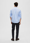Selected Homme Classic Linen Shirt, Cashmere Blue
