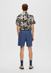 Selected Homme Flex Chino Shorts, Ensign Blue