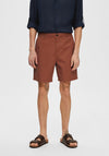 Selected Homme Flex Chino Shorts, Baked Clay