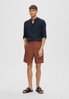 Selected Homme Flex Chino Shorts, Baked Clay