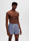 Selected Homme Cooper Swim Shorts, Languid Lavendar & Sky Captain
