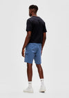 Selected Homme Flex Cargo Shorts, Ensign Blue