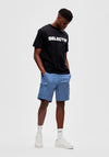 Selected Homme Flex Cargo Shorts, Ensign Blue