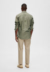 Selected Homme Sten Shirt, Deep Lichen Green