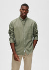 Selected Homme Sten Shirt, Deep Lichen Green
