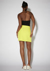 SOMETHINGNEW Mackenzie Mini Skirt, Blazing Yellow