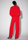 SOMETHINGNEW Kris Cargo Suit Trousers, Red