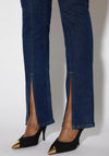 SOMETHINGNEW Kylie Slit Jeans, Medium Blue